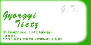 gyorgyi tietz business card